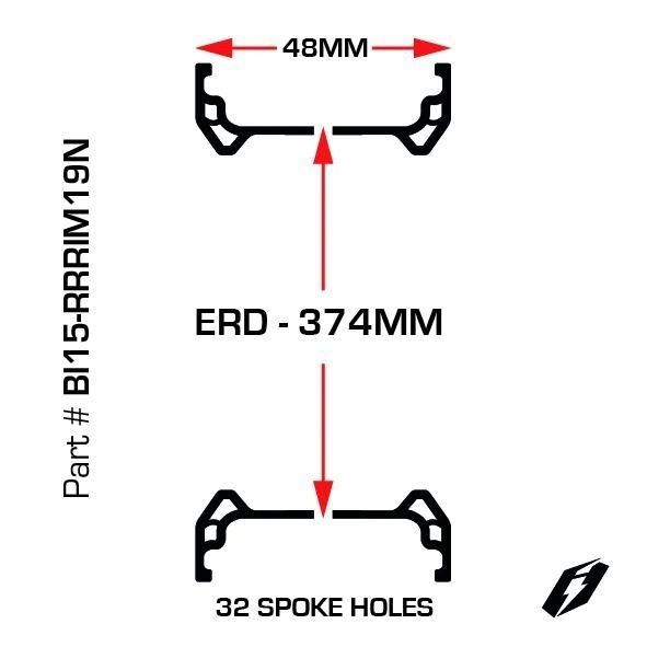 Bicycle 19" Rear Rim