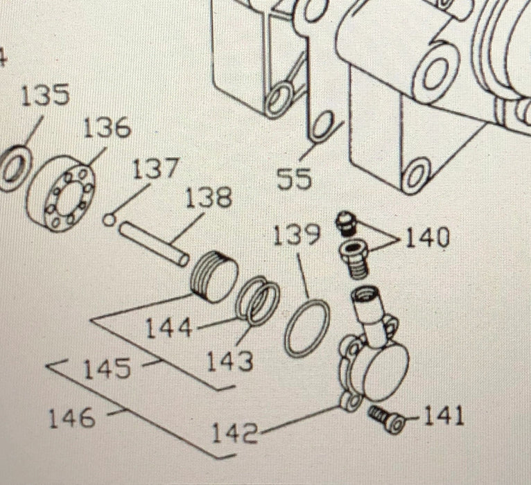 Beta Techno Clutch Slave Cylinder O-Ring