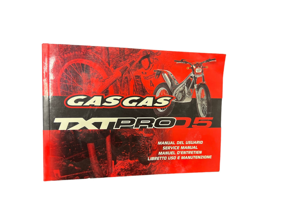 Service Manual 2005 GasGas TXT Pro