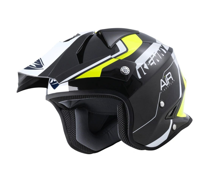 Kenny Trial Air Helmet Black/Neon Yellow