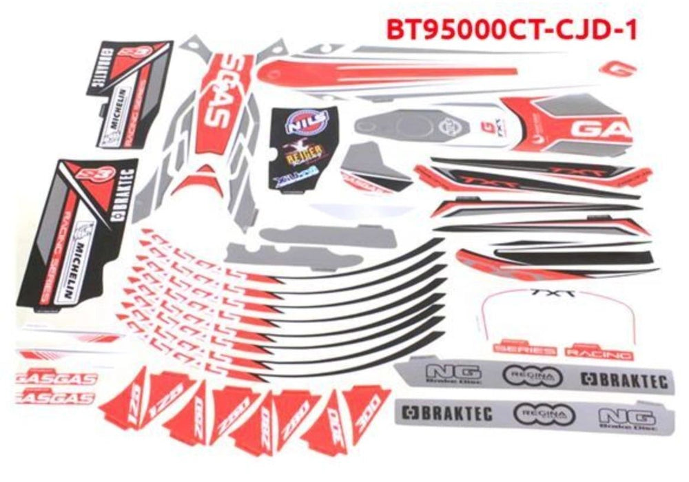 GasGas Decal Kit 2016-2017