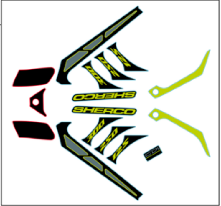 Sherco Decal Kit 2022 Factory Accessory Kit