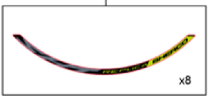 Sherco Decal Kit 2022 Fajardo Rim Decals