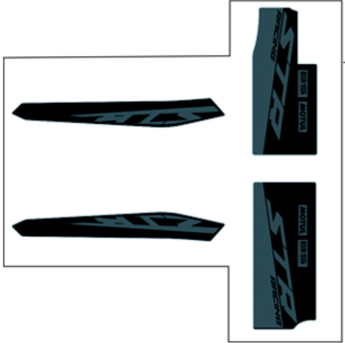 Sherco Decal Kit 23 Factory Fork & Swingarm