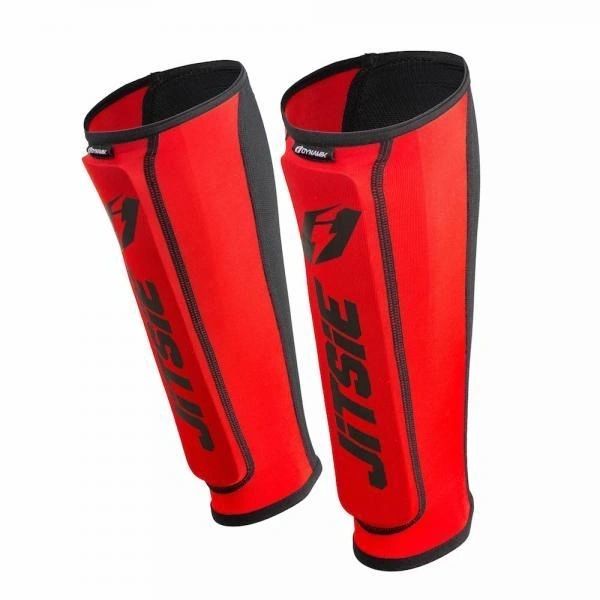 Jitsie Dynamik Shin Guards Red