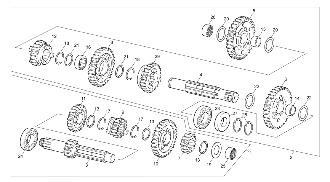 Sherco Bushing 2nd Gear M065