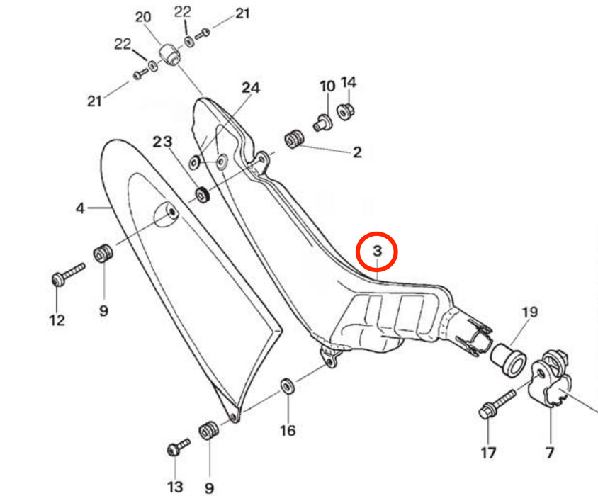 Montesa 4rt Silencer Comp 18310-NN4-C10