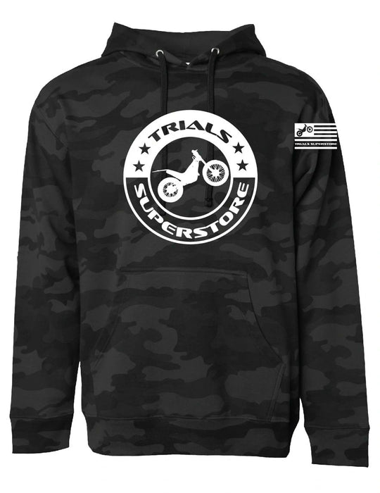 Trials Superstore Pullover Hoodie Black Camo