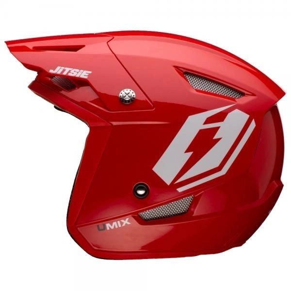 Jitsie HT1 Umix Helmet Red/White