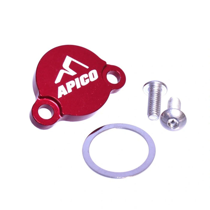 Rear Brake Master Cylinder Cover Apico Red