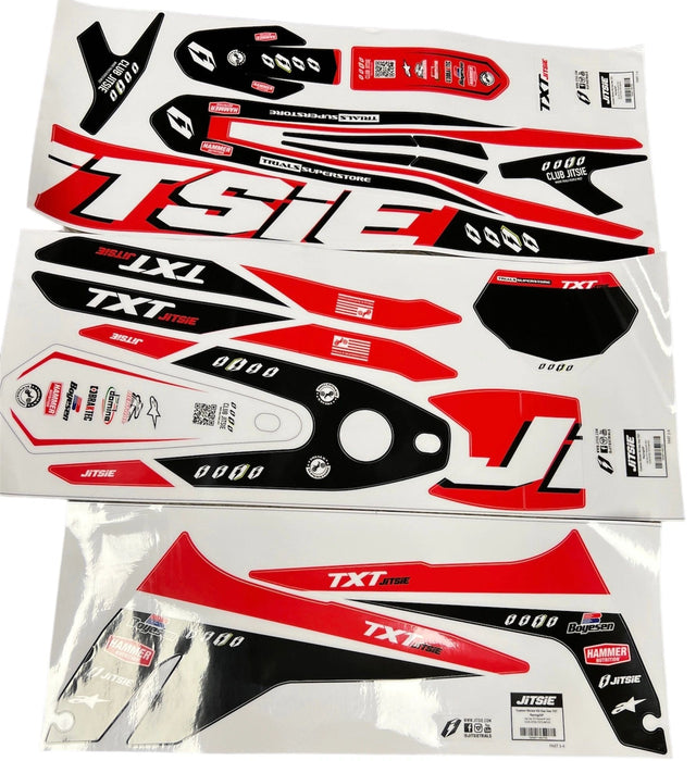 GasGas Decal Kit Custom Jitsie 2023 TXT