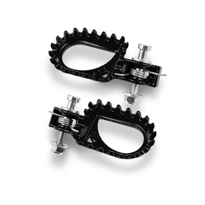 Footpegs S3 Hard Rock Steel Black