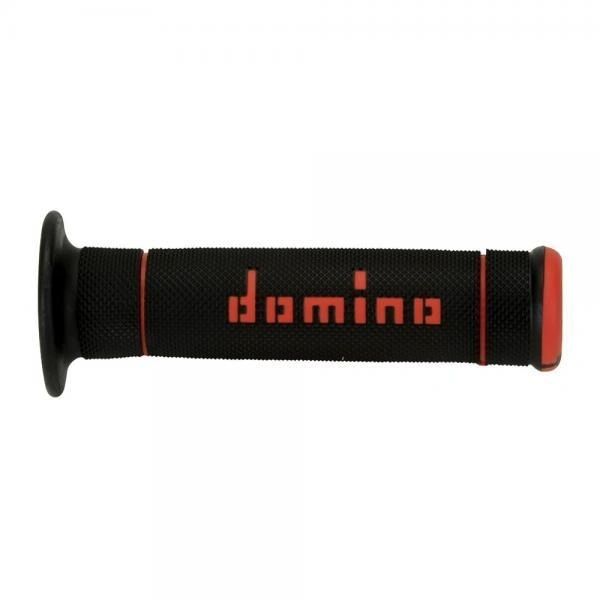 Grips Domino Bi-Polymer with Closed Ends Black/Red