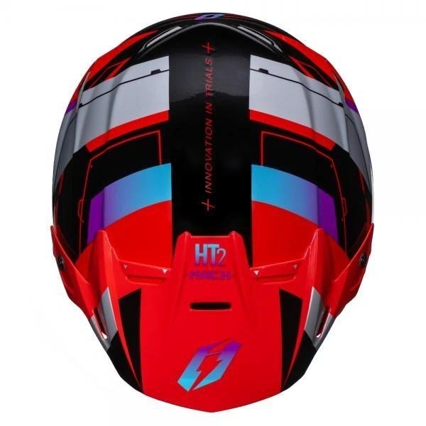 Jitsie HT2 Helmet Mach Red