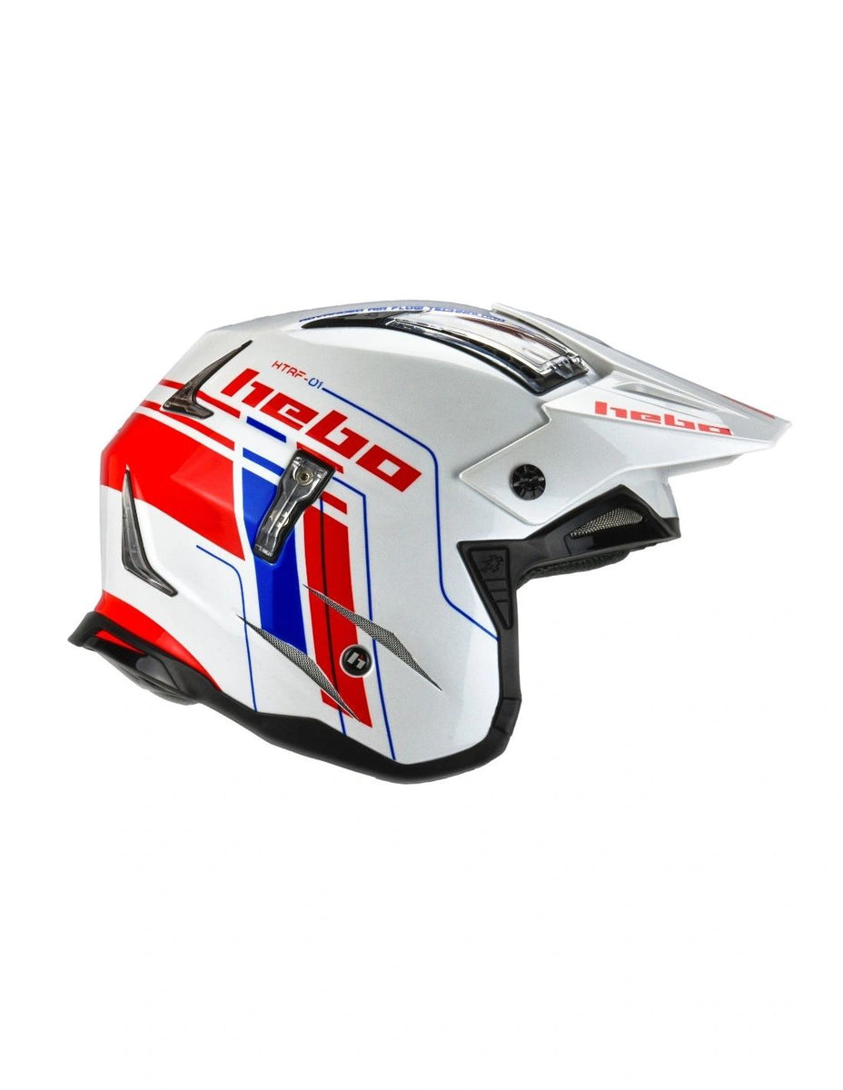 Hebo Helmet Zone 4 Contact White Trials Store USA Trial Parts