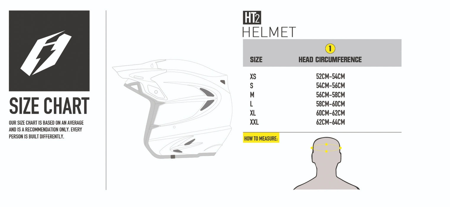 Jitsie HT2 Helmet Mach White