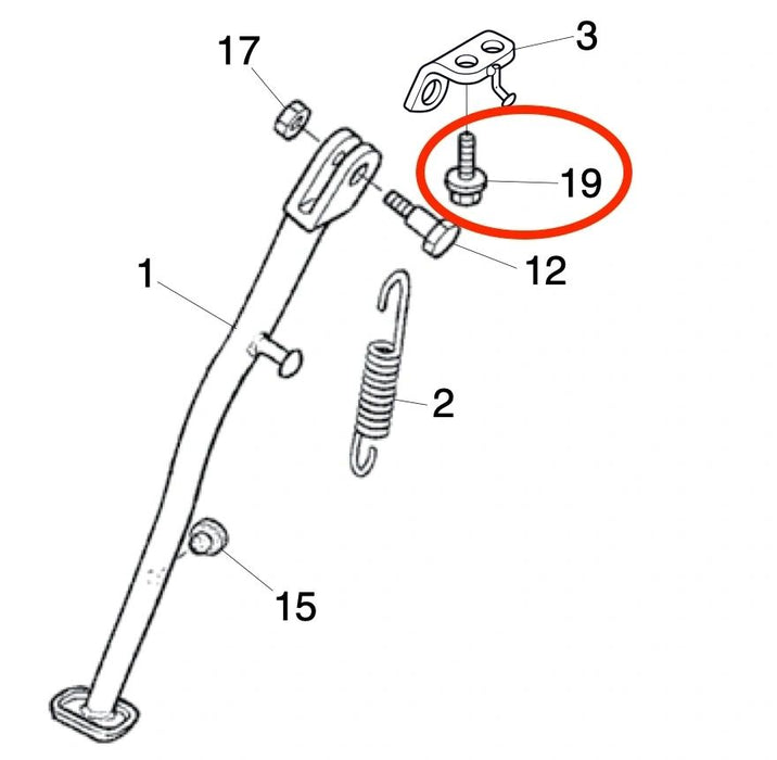 Montesa Kickstand Mount Bolt