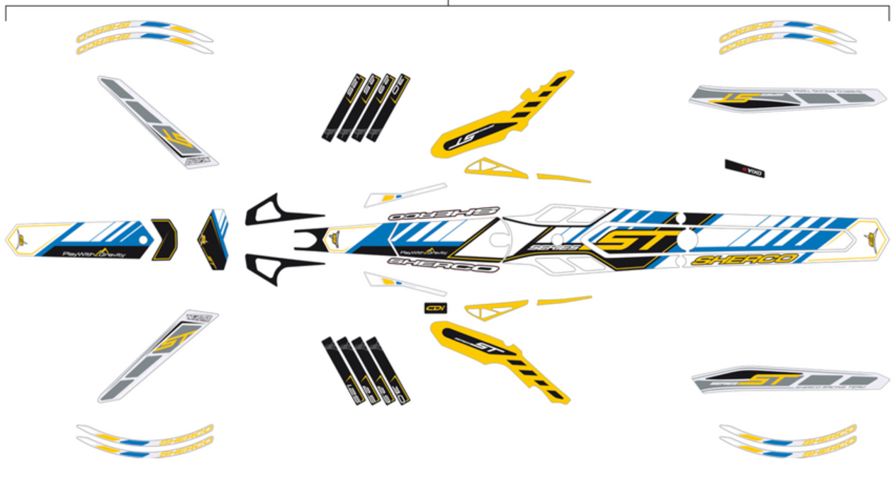 Sherco Decal Kit 2014 Main Kit