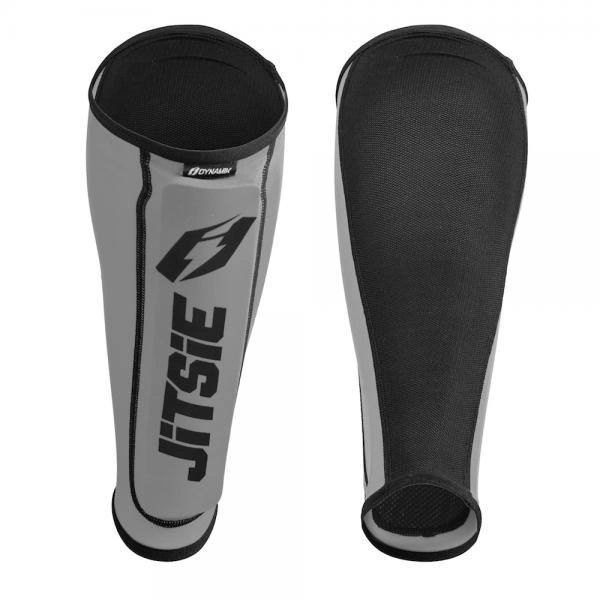 Jitsie Dynamik Shin Guards Silver