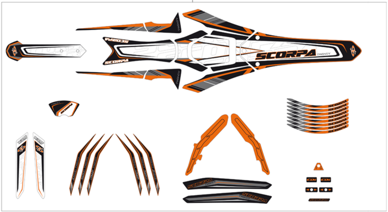Scorpa Decal Kit 2015 Twenty Kit
