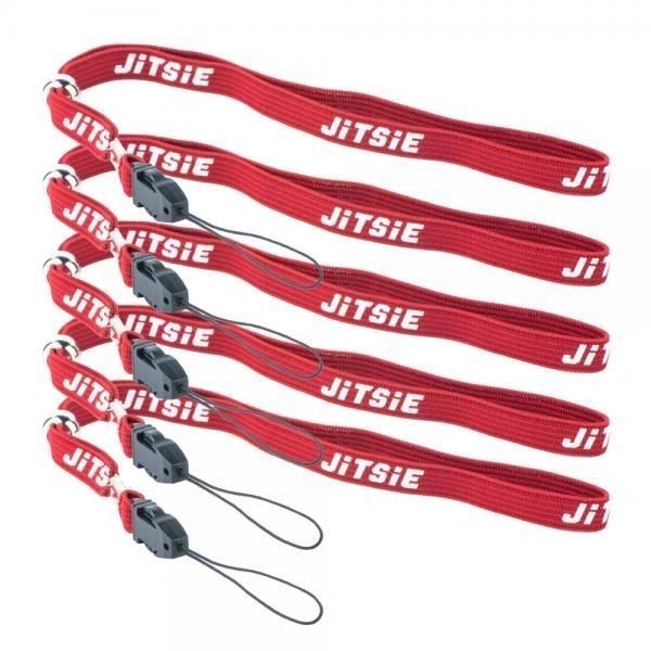 Kill Button Lanyard NO Magnet Elastic 5 pack Red