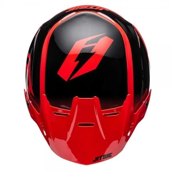 Jitsie HT2 Solid Helmet Red/Black