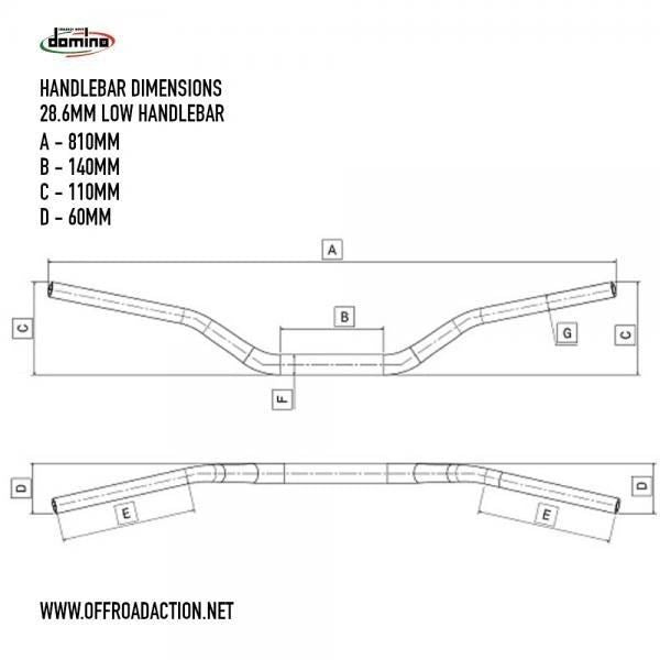 Handlebar Domino Fat Bar 4.0 Low