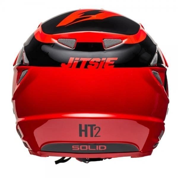 Jitsie HT2 Solid Helmet Red/Black