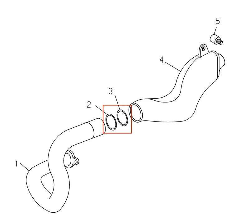 Beta Techno/Rev3 Exhaust O-Ring