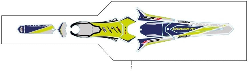 Sherco Decal Kit Upper 2020 Factory