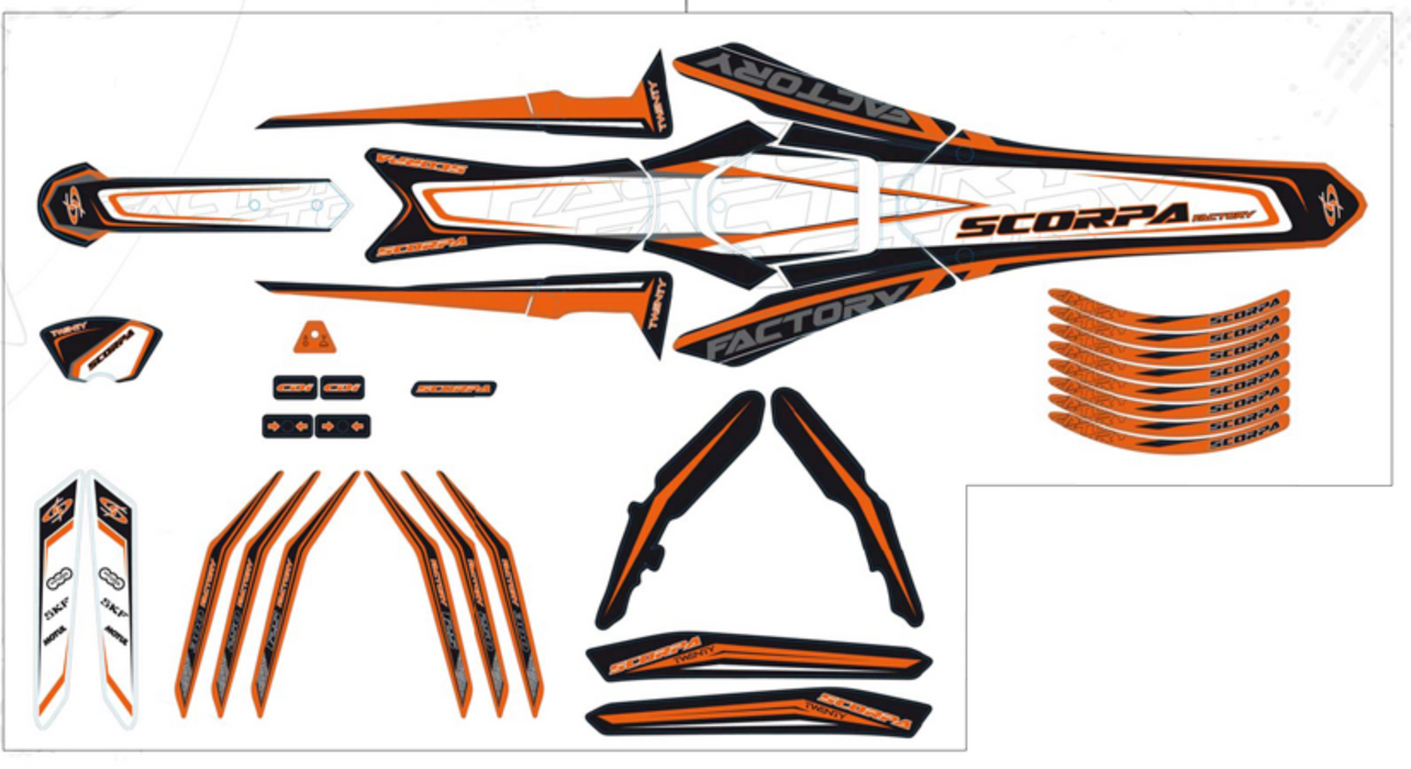 Scorpa Decal Kit 2015 Factory