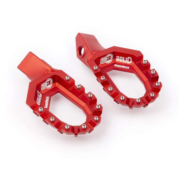 Footpegs S3 Hardrock Solid 2023-2025 GasGas Red