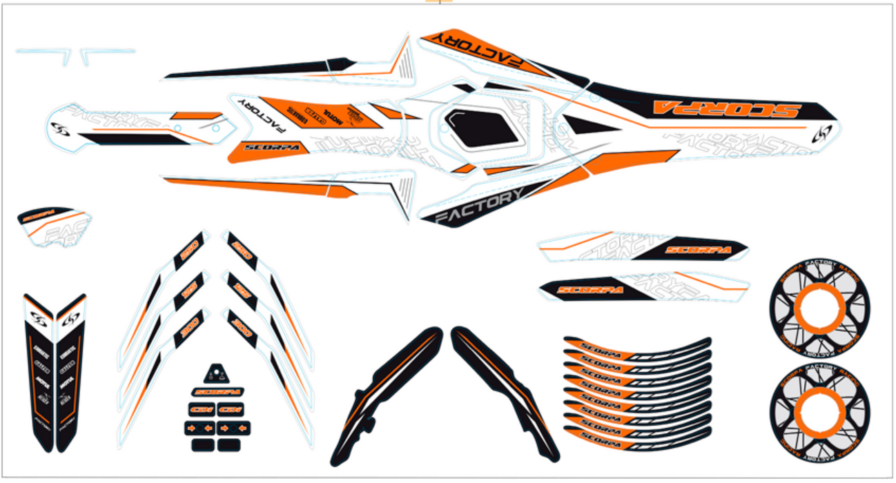 Scorpa Decal Kit 2016 Factory