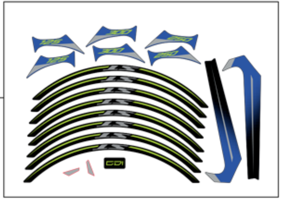 Sherco Decal Kit 2017 ST Accessory Kit