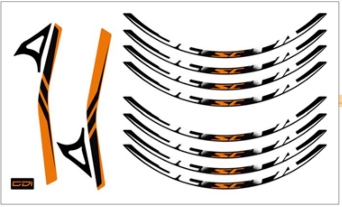 Scorpa Decal Kit 2017 Racing Accessory Kit