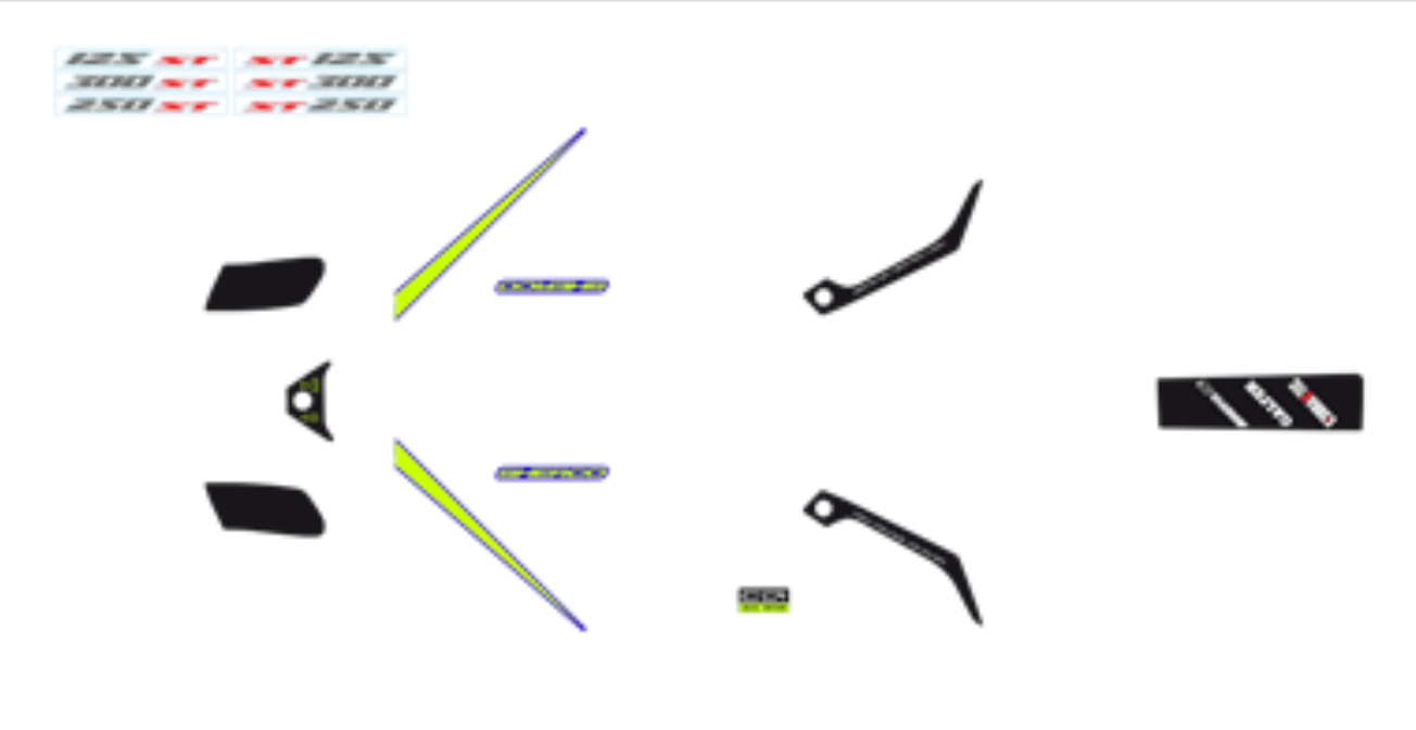 Sherco Decal Kit 2017 Factory Accessory Kit