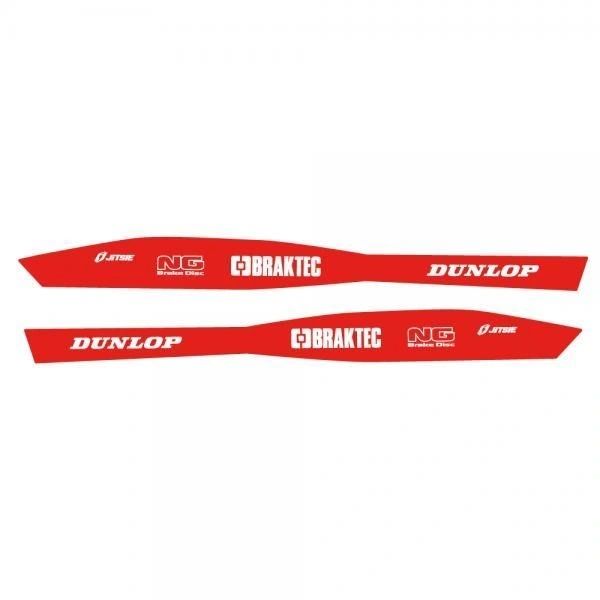 GasGas Swingarm Decals '19- Red