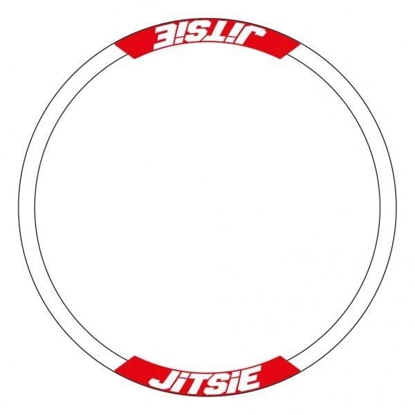 Wheel Decal Kit Jitsie Red