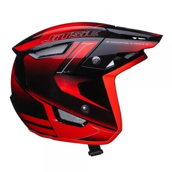 Jitsie HT1 Weft Helmet Red