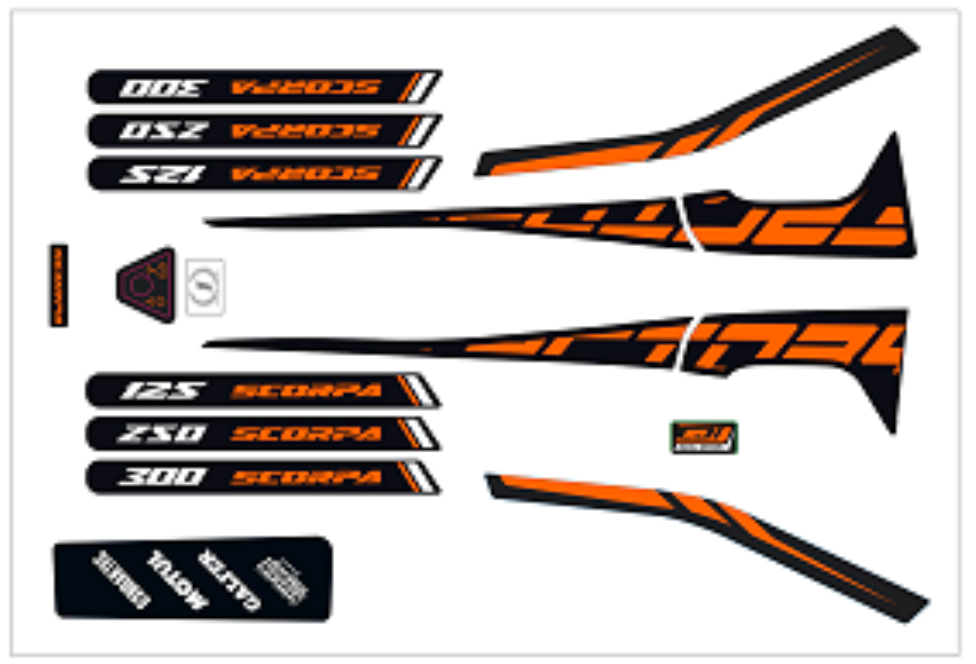 Scorpa Decal Kit 2018 Accessory Kit