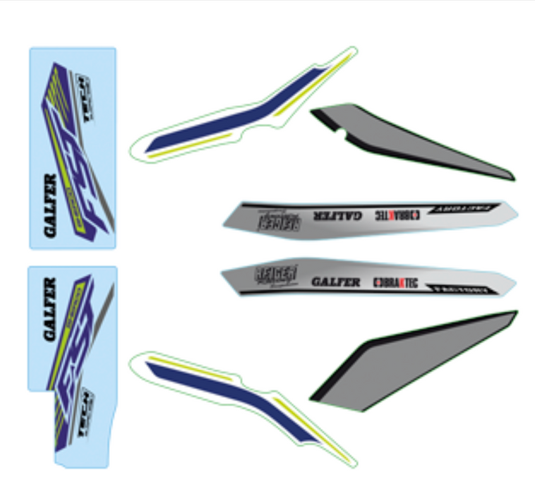 Sherco Decal Kit 2019 Factory Frame Kit