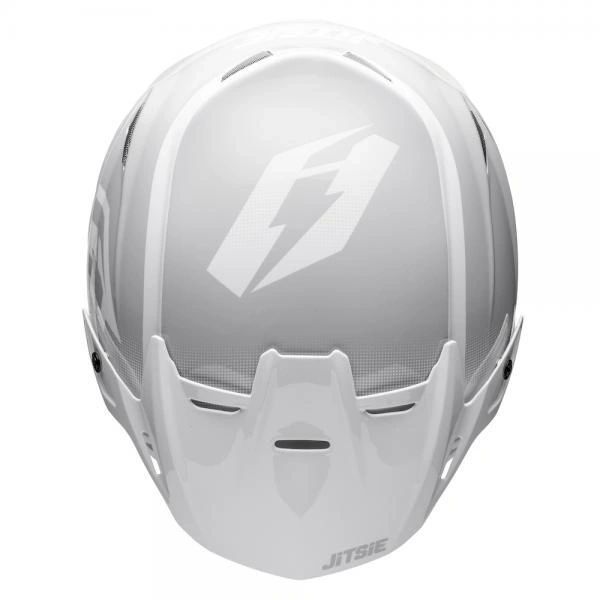 Jitsie HT2 Helmet Solid White/Grey