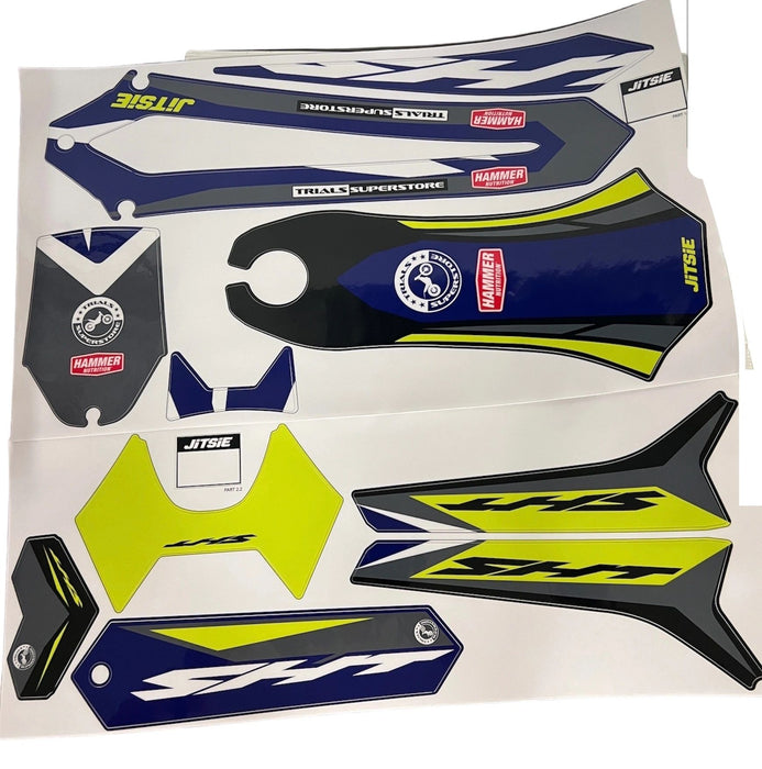 Sherco Decal Kit Upper 2022 Factory Jitsie