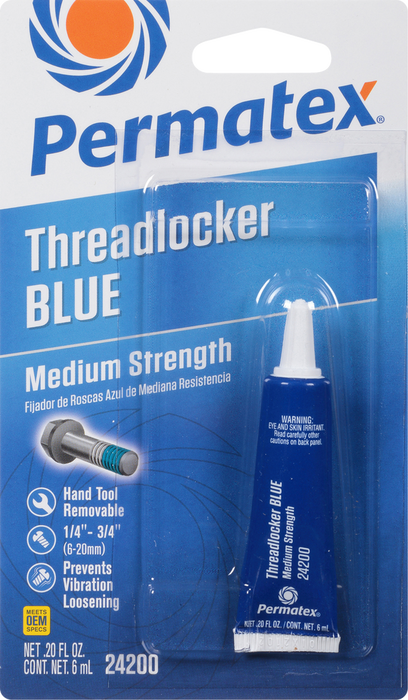 Threadlocker Blue Permatex