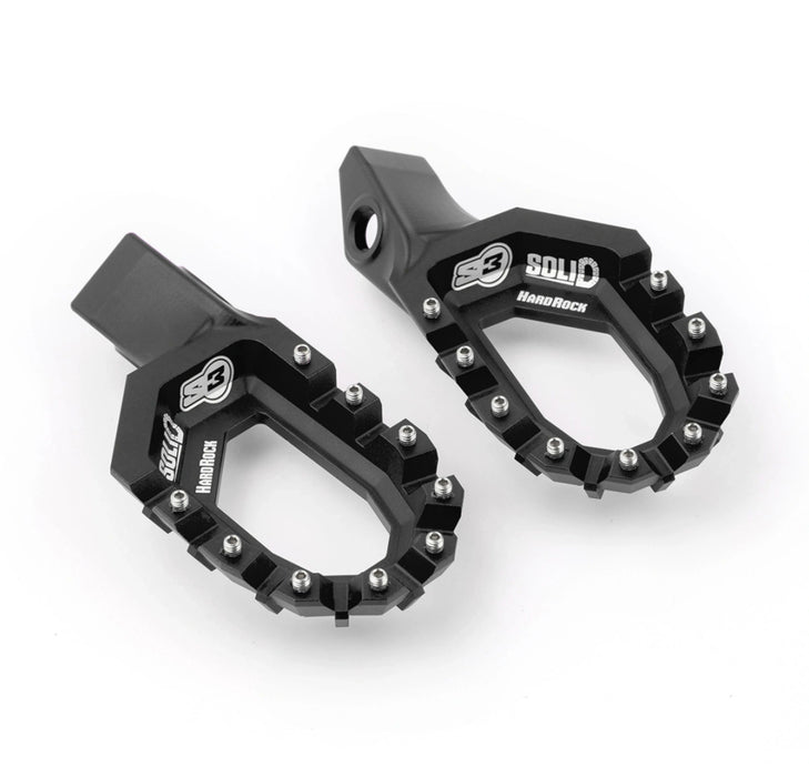 Footpegs S3 Hardrock Solid 2023-2025 GasGas Black