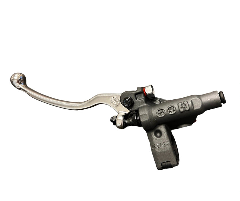 Front Brake Master Cylinder Braktec (Red Cap & Black Hinge)