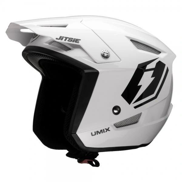 Jitsie HT1 Umix Helmet White/Black