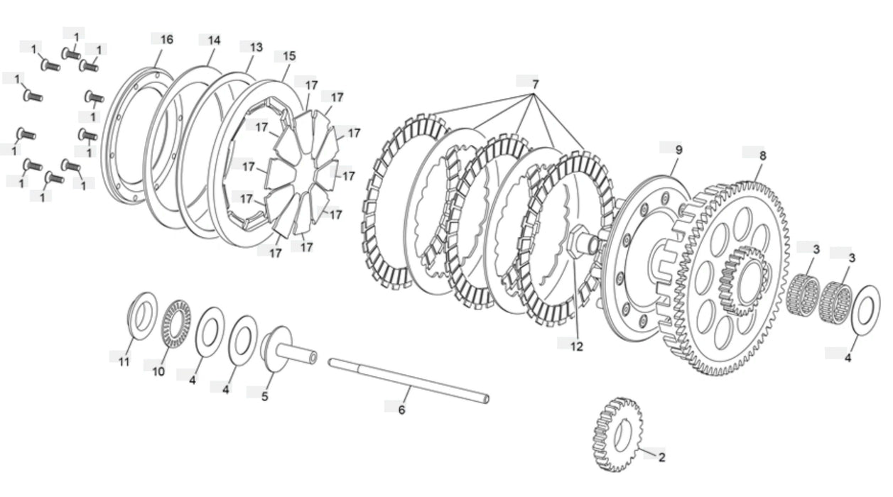 Sherco/Scorpa Clutch Thrust Washer