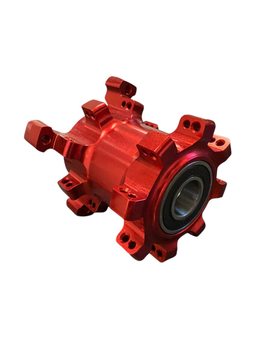 Front Wheel Hub OEM CNC Red