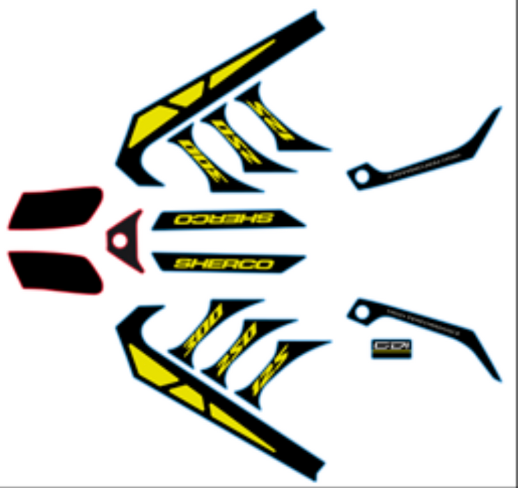 Sherco Decal Kit 2021 Accessory Kit